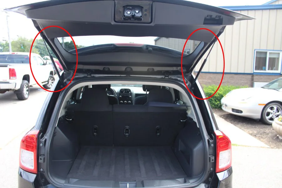Подходит для 2007 2008 2009 2010 2011 2012 Jeep Compass с динамиками задняя дверь газовая пружина