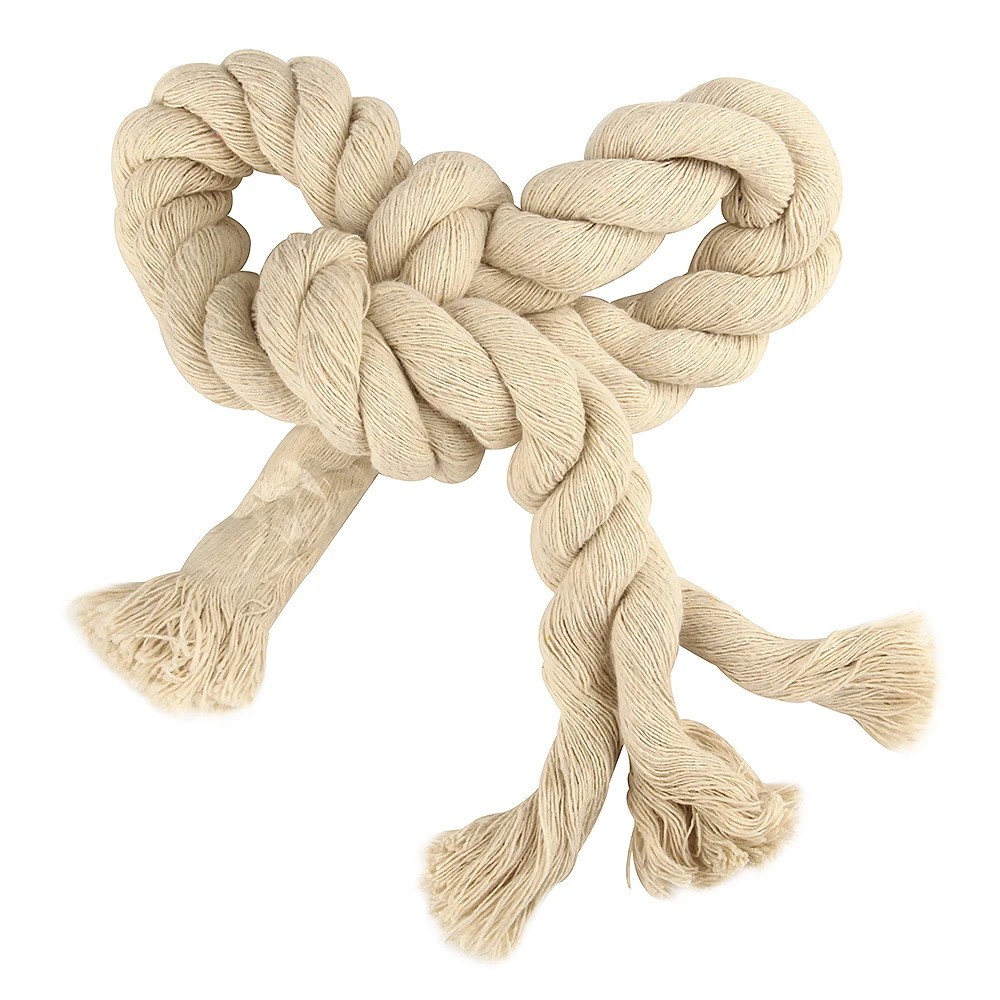 Cotton Rope 5 Meters/Lot Beige Cotton Rope 4-20mm Thick Cotton Cords For Bag Strap Home Decor Accessories DIY Handmade Rope Craft
