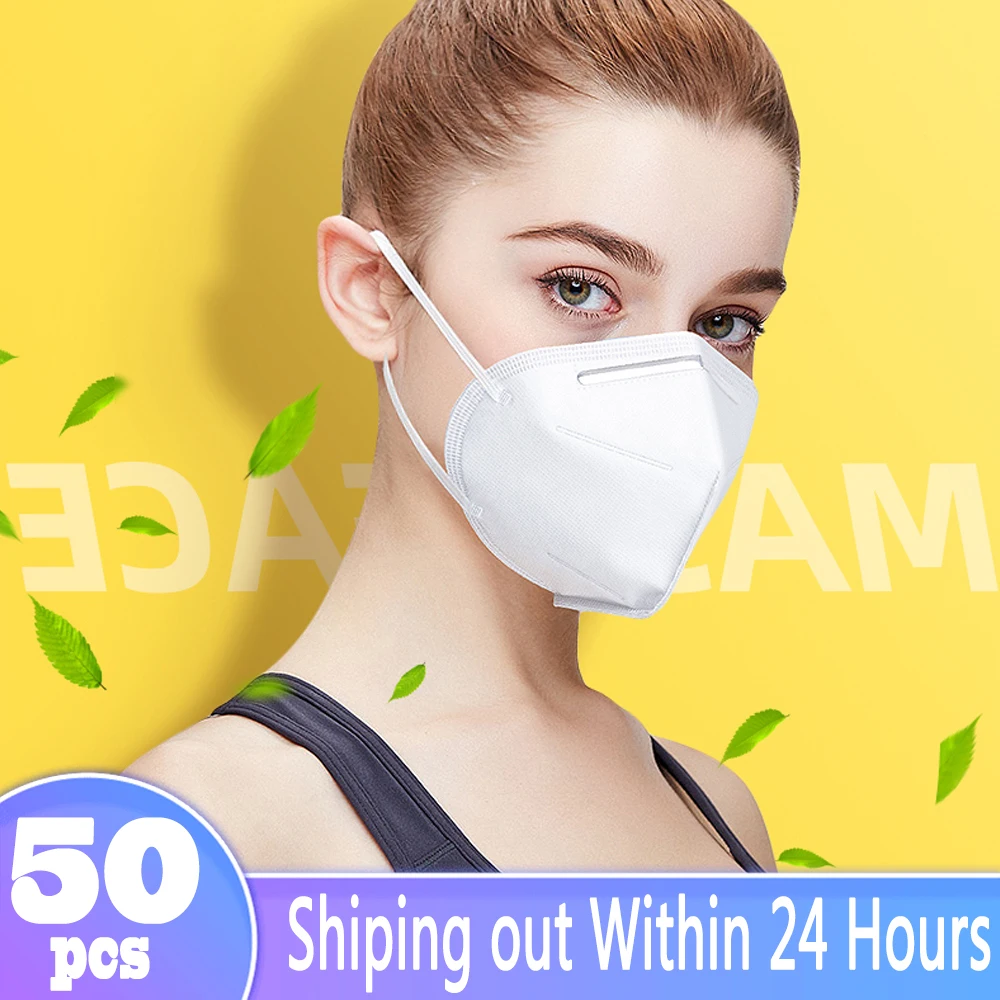 

Disposable Face Mask kn95 50pcs Masque Jetable kn95 Masks anti Pollution Dust Maskenfilter Maschera di Polvere