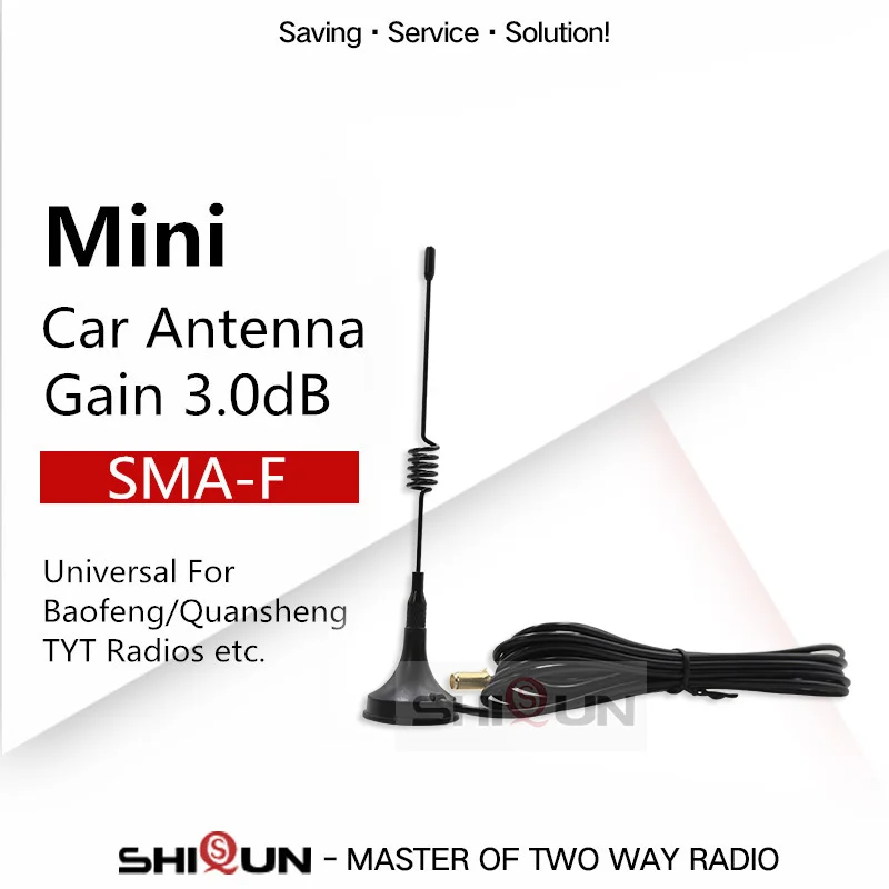 Car-Antenna Walkie-Talkie Baofeng-Accessories UV-5R Mini UV-82 Quansheng H777 BF-888S