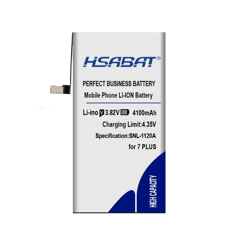 HSABAT 4100mAh батарея для iphone 7 Plus iphone7 plus батареи Бесплатная доставка инструменты +