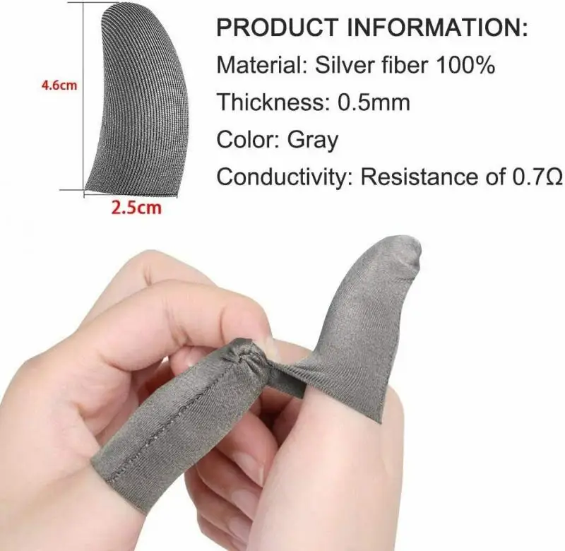 

5/10PCS Mobile Game Finger Sleeve Screen Game Gaming Controller Touch Screen Finger Gaming Gloves For PUBG