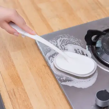 

Long Handle Foldable Brush Cleaning Household Kitchen Cooktop Plate Saucepan Decontamination Brush