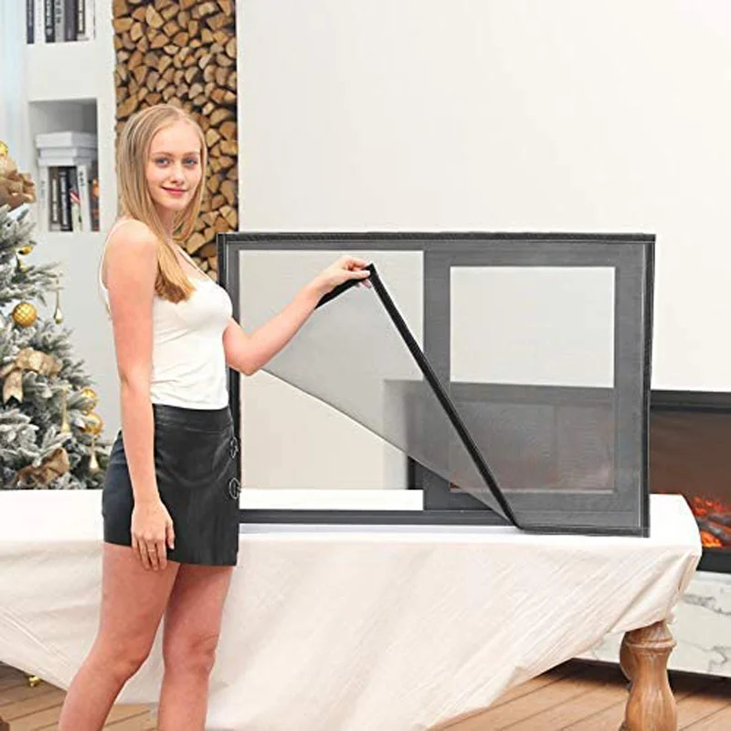 

Indoor Anti-Mosquito repellent Washable Customize Door Window Anti Mosquito Net For Kitchen Window Inset Window Screen