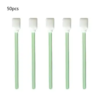 

50Pcs/Pack Square Rectangle Foam Cleaning Swab Sponge Sticks for Inkjet Print Head Optical Lens Gun Cleaning Solvent Resistance