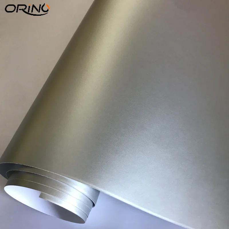 Silver Matt Metallic Vinyl Wrap Sticker-3