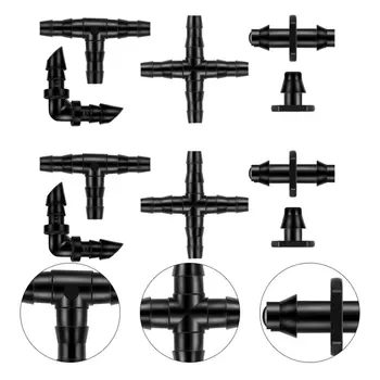 

1 Set/200pcs Water Connector Hose Irrigation Joint Adapter Irrigation Fittings