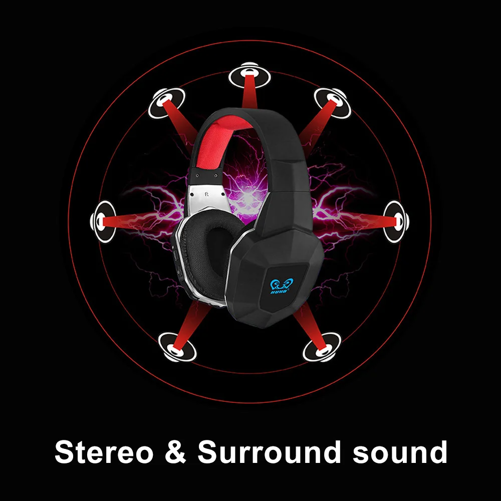 USB7 1 wireless Gaming Headset Gamer Headphones 7 1 Surround Sound Stereo Earphones USB Microphone video gaming PS4 PC Gamer