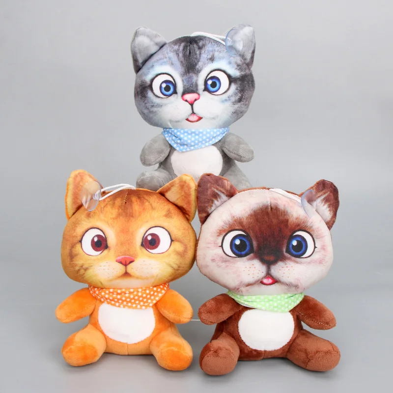 20 см милый 3D симулятор кошки мягкие игрушки животные кошка диван подушка Kawaii кошка куклы игрушки Дети День рождения рождественские подарки