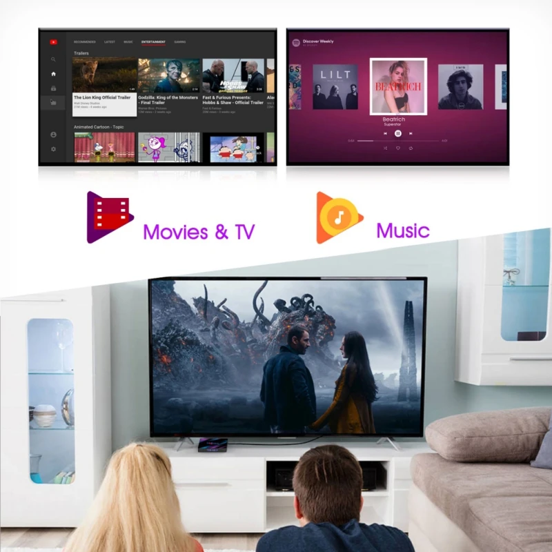 H96 MAX RK3318 Smart tv BOX Android 9,0 4 Гб 64 Гб Четырехъядерный 4K светодиодный экран 2,4G/5G Wifi Bluetooth телеприставка 2G 16G tv Stick
