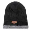 IWINTER Winter Men's Hat Knitted Hats Warm Plus Velvet Hat 2022 Fashion Skullies Beanie Soft Knitted Beanies Bonnet High Quality ► Photo 2/6