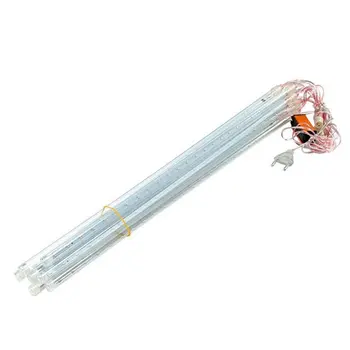 

30Cm Double-Sided Patch Meteor Shower Lamp Set Led Light Strip Decorative Lights Lantern Outdoor Waterproof Tube