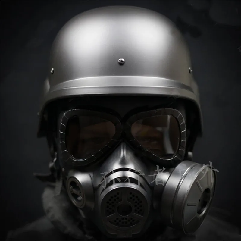 

Suitable for Jedi Survival Chicken Props Unisex COS Gas Mask Model Skeleton Related Products CS with Lens Water