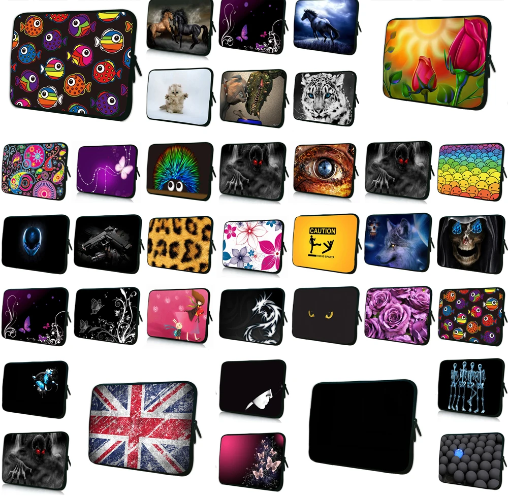 Нетбуки гильзы чехол iPhone 7 8 10 10,5 12 12,3 13,3 14 15 15,6 16,8 17 17," модный ноутбук мешок вкладыш для HuaWei lenovo Asus acer