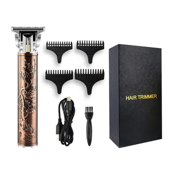 

5W Metal Hair Clipper Plum Blossom Hair Trimmer USB Charging Hair Cutting Machine Professional Beard Trimmers Haircut Styling