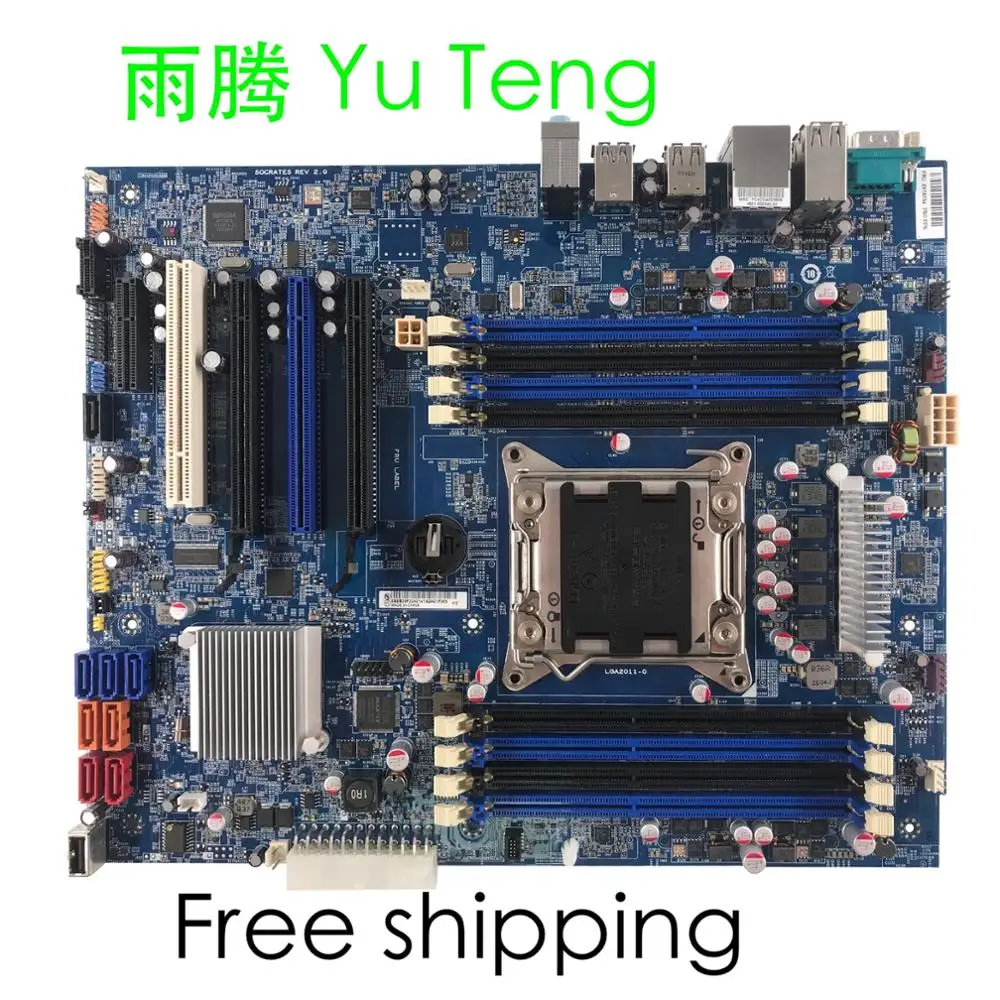 

For Lenovo Thinkstation S30 Desktop Motherboard C602 OCRATES REV 2.0 supports v1 v2 processor motherboard 100% test ok sending