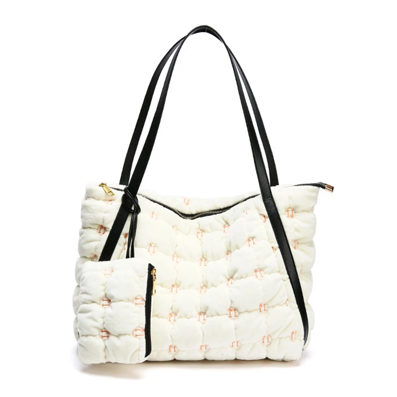 

Shoulder Bag Women's Space Cotton Tote Bag Bucket Tote Bag