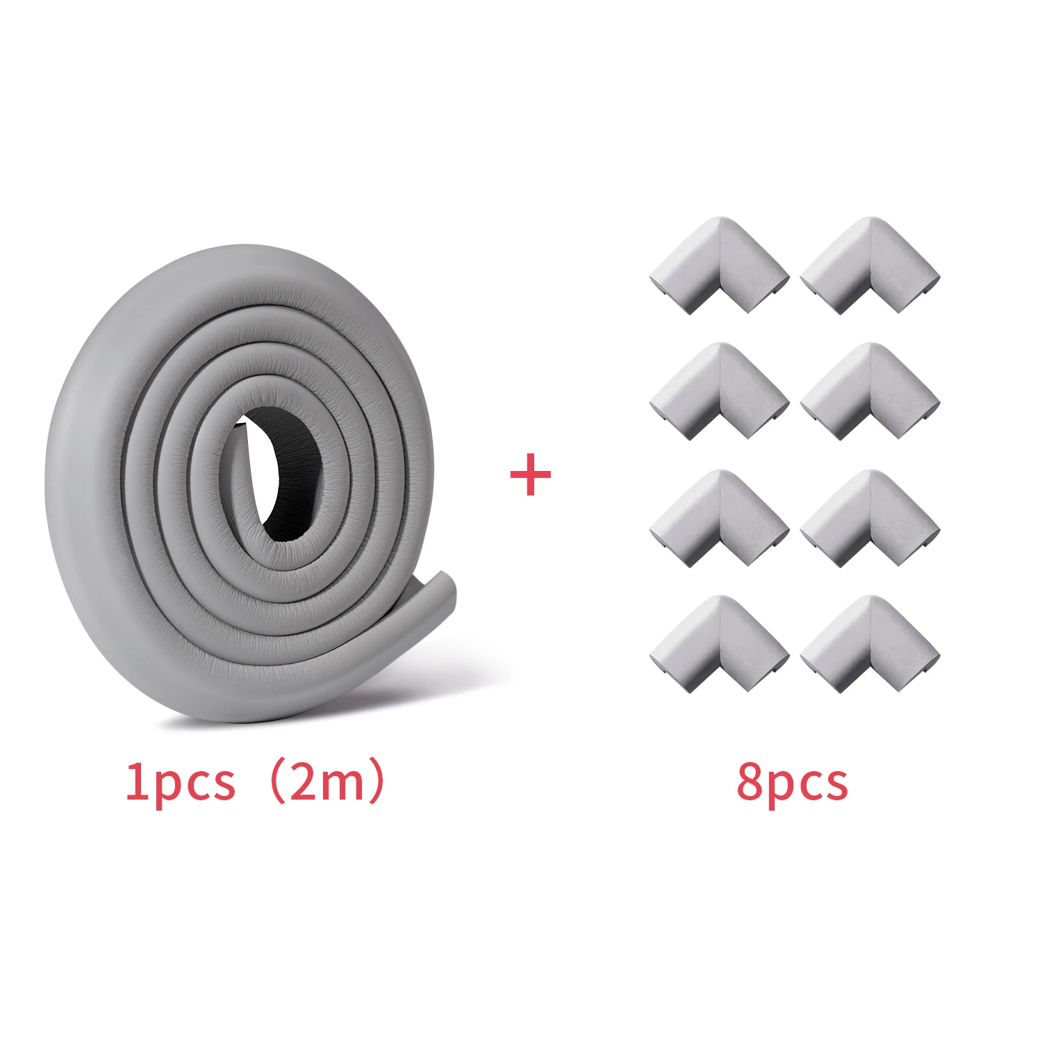 Gray Tape Angle Sunveno 2 м защитный уголок для Детей Протектор Детские протекторы для мебели угловая защита Детская безопасность стол угловая защита - Цвет: Gray Tape Angle