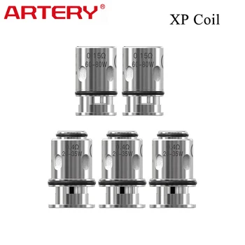 

5pcs/pack Original Artery XP Coil 0.15ohm 0.4ohm Coil Head Electronic Cigarette XP Core for Nugget GT Nugget+ Pod Cold Steel Kit