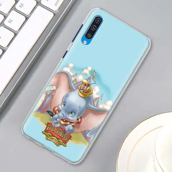 H04 Мультяшный слон Дамбо телефонные чехлы для samsung Galaxy A10 A20e A30 A40 A50s A60 A70 A80 A6 A7 A8 A9 в твердом переплете - Цвет: H04