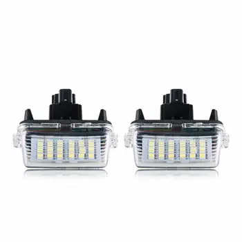 

6000K License Plate Light 18 LED Plastic Waterproof Accessories DC 12V