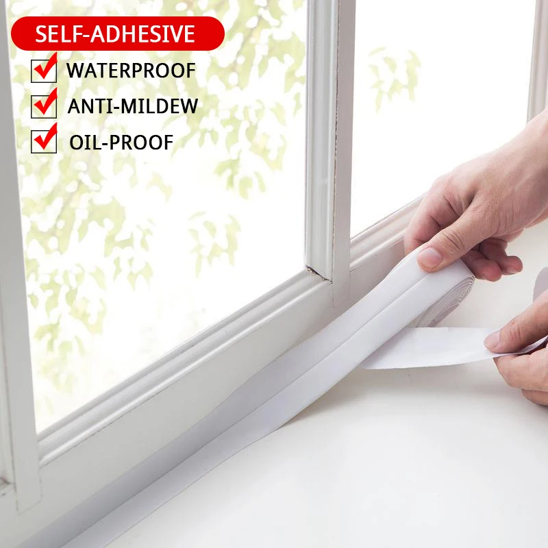 Adhesive Tile Sealing-Strip Border-Tools Bathroom Pvc Kitchen Waterproof Tape Crack-Wall