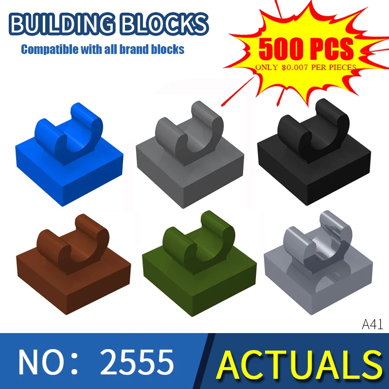 KAZI 2555 1x1 с зажимом для строительных блоков запчасти Совместимость Legoeds сборные