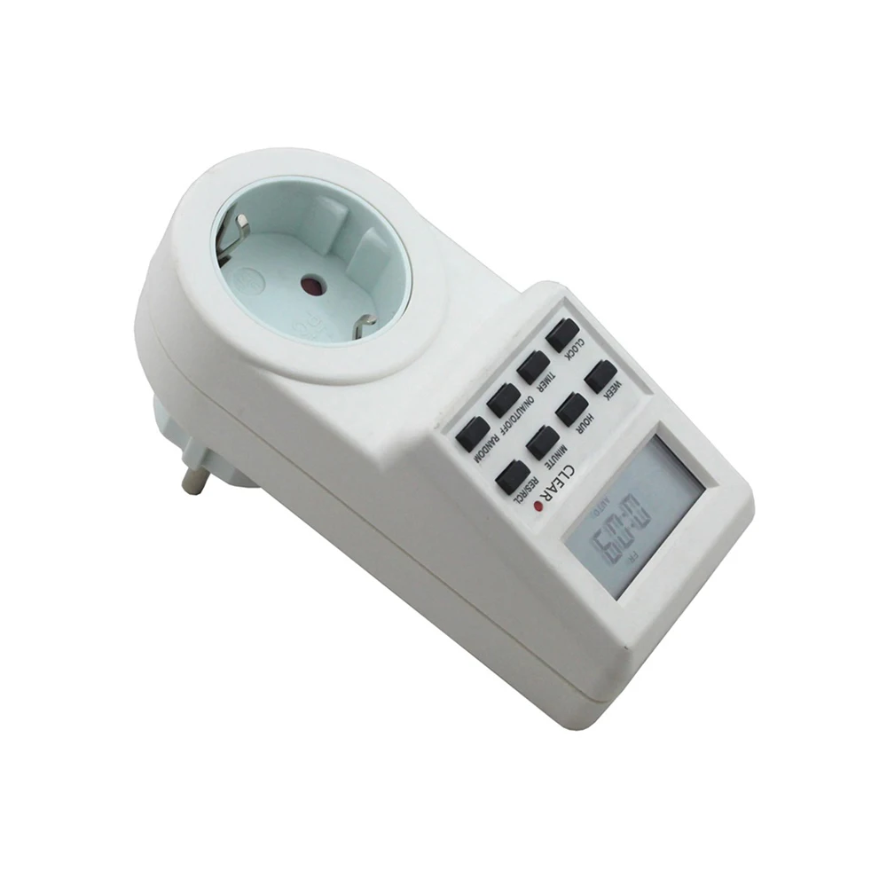 Подключаемый программируемый таймер розетка с часами летнее время многофункциональный таймер ЕС вилка