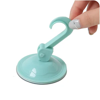 

New Oversized Powerful Vacuum Strong Transparent Suction Cup Wall Hooks Free Seamless Nail Hook Hanger