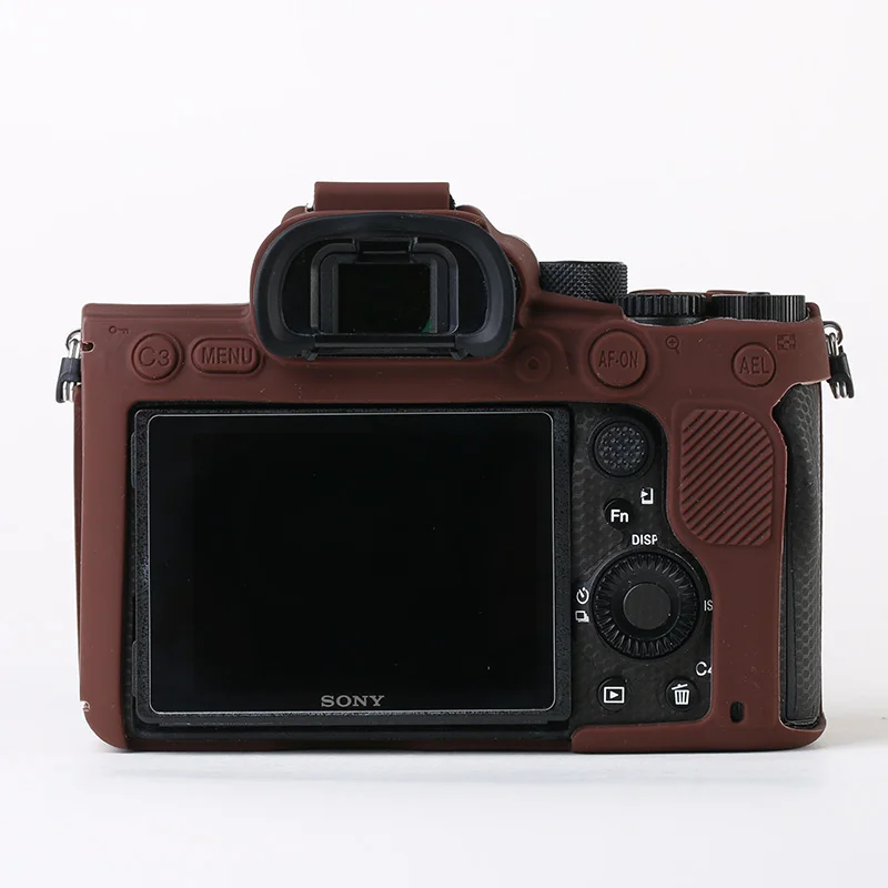 Brown Силиконовый защитный чехол для DSLR камеры, защитная сумка для sony A7R IV A7R4, аксессуары для камеры - Цвет: Brown
