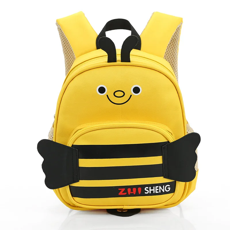 

Cartoon Cute Backpack 1-2-3-Year-Old with Anti Lost Children's Bag Men And Women Baby Nursery School Bag