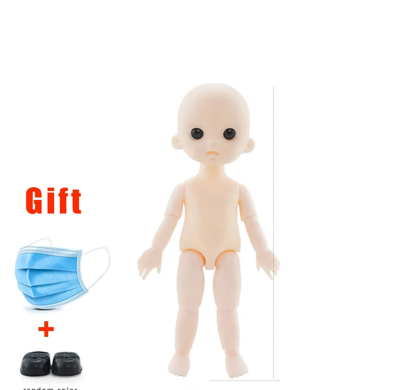 Bjd Кукла 16 см шарнирная Детская 13 суставов BJD Сделай Сам макияж Детские Куклы