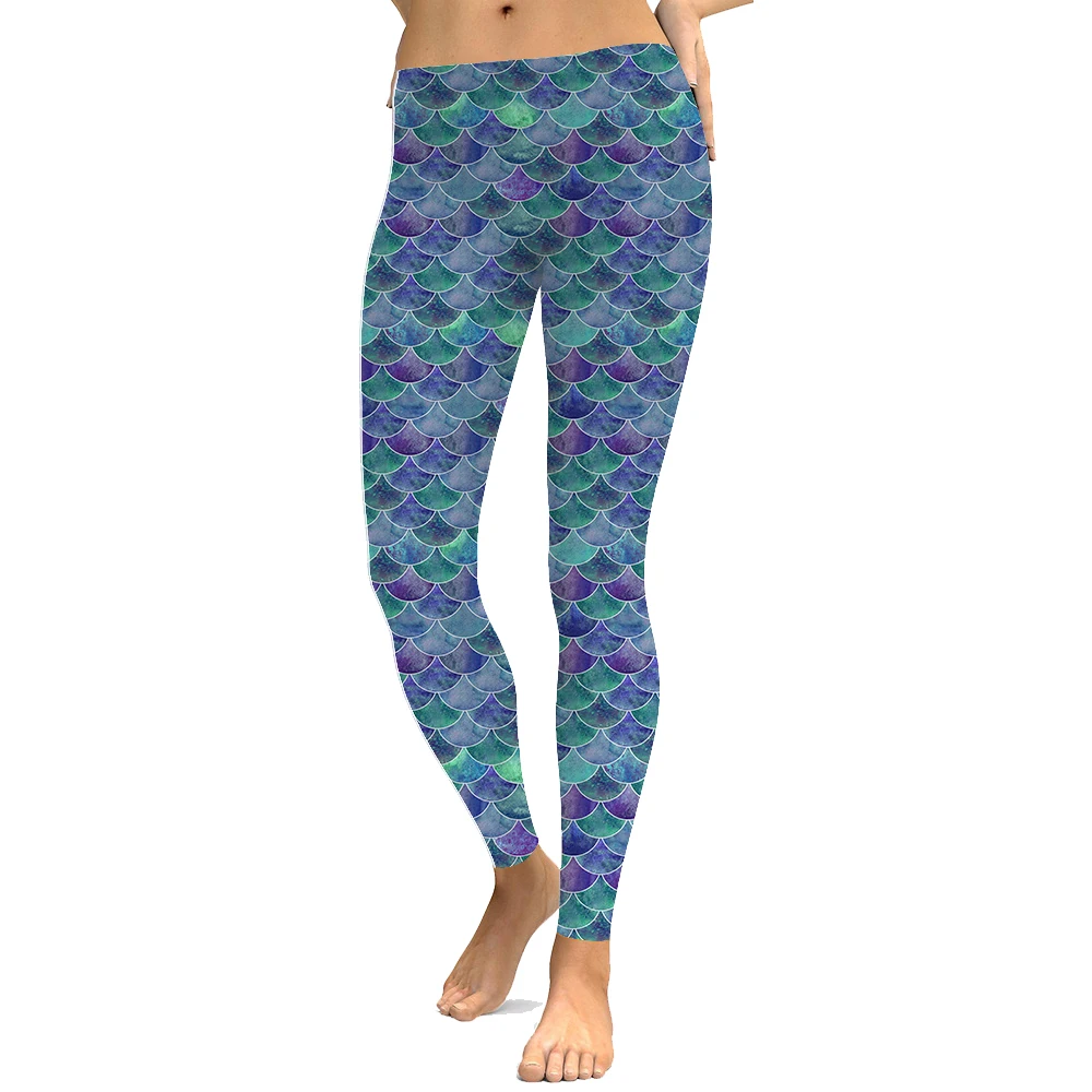 

Women Digital Scale Printing Leggings Workout Leggings High Waist Push Up Leggins Mujer Fitness Leggings Women's Pants
