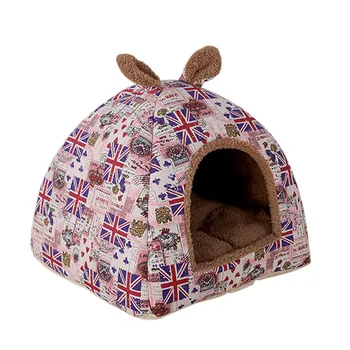 

Pet Flannel Breathable Four Seasons Universal Rabbit Ears Style Warm Puppy Cat Puppy Nest Cat Sleeping Bag