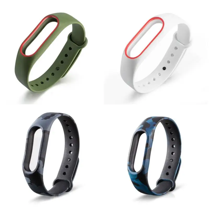 Ремешок силиконовый для Mi Band 2 браслет аксессуары смарт-часов | Электроника