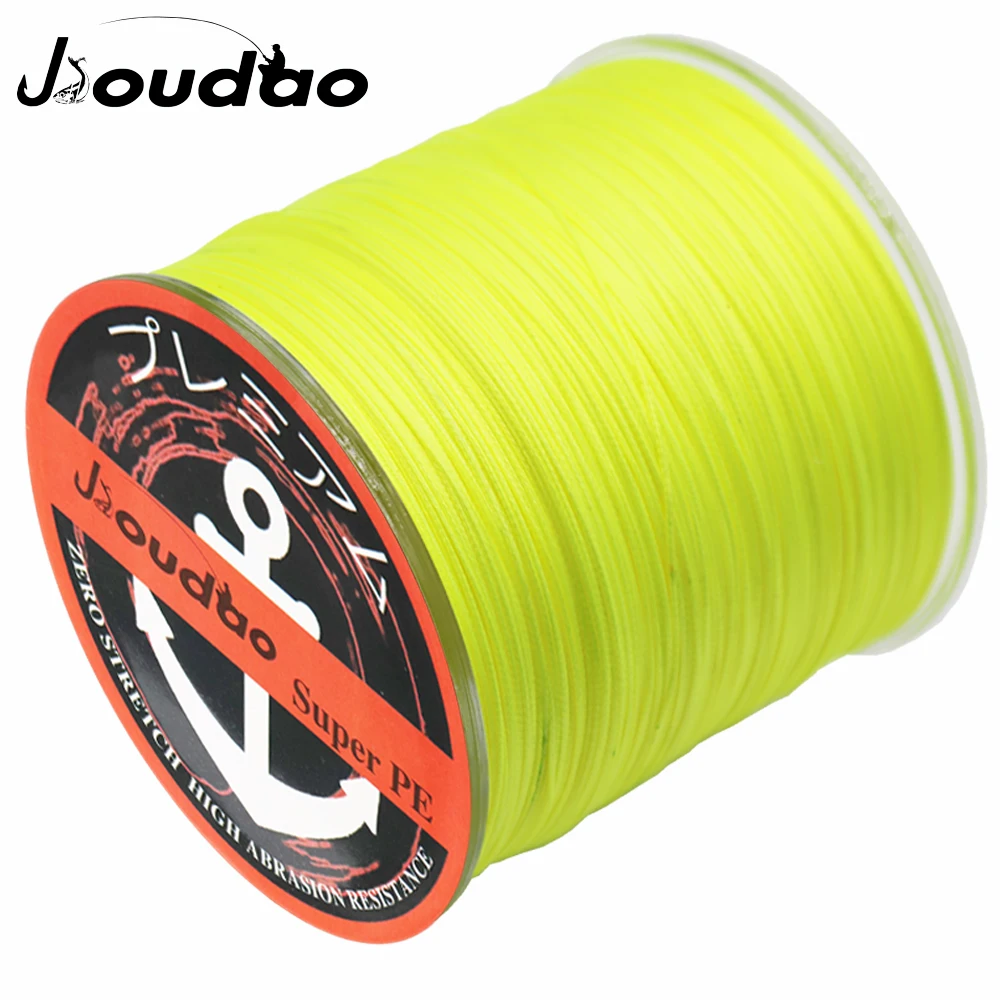 

Jioudao Series 16 Strands 300M Super Strong Braided Wire 55-280LB 0.29-1.20mm Multifilament PE Fishing Line for Sturgeon Fishing