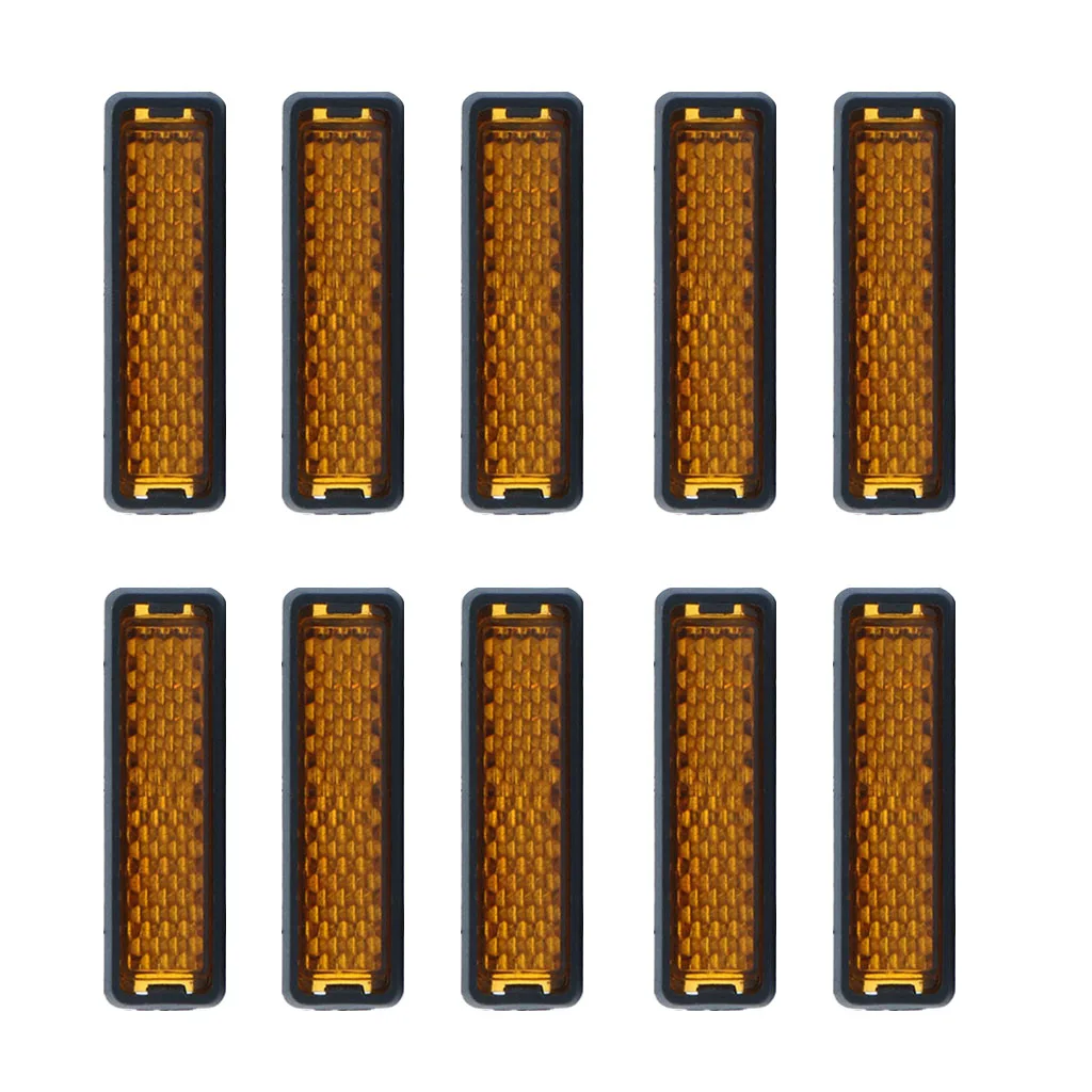 10Pcs Bicycle Pedal Reflector Safety Night Cycling Reflective Bike Accessories