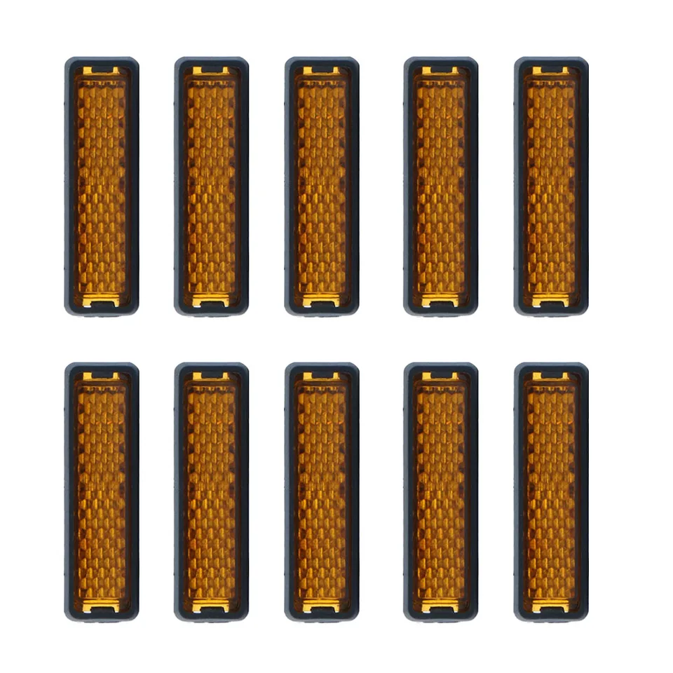 Reflectoren voor fietspedalen, reflecterend blad fiets, pedaalreflector, nachtveiligheidswaarschuwingspedaal, geschikt voor standaard fietspedalen, 8 stuks