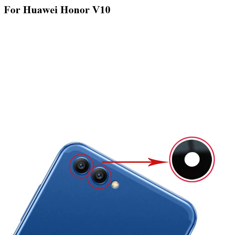 

Запасные части для объектива задней камеры Huawei Honor V10 V 10, 2 шт.