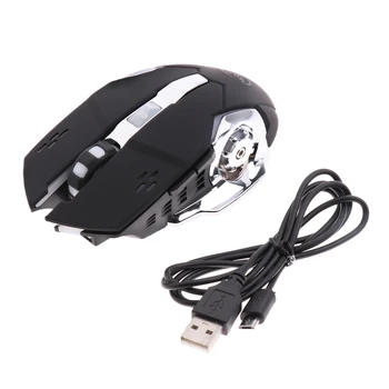 

Wireless Mouse, Portable With USB Receiver+Laptop PC Mouse Solid Color Mat