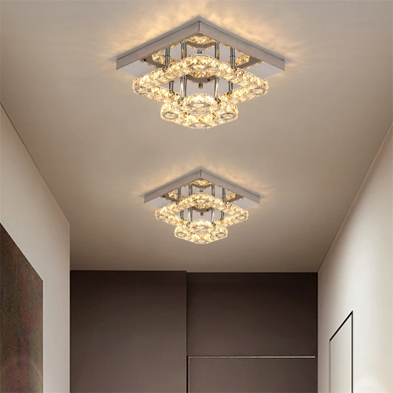 Modern LED Crystal Chandelier Ceiling Lamp