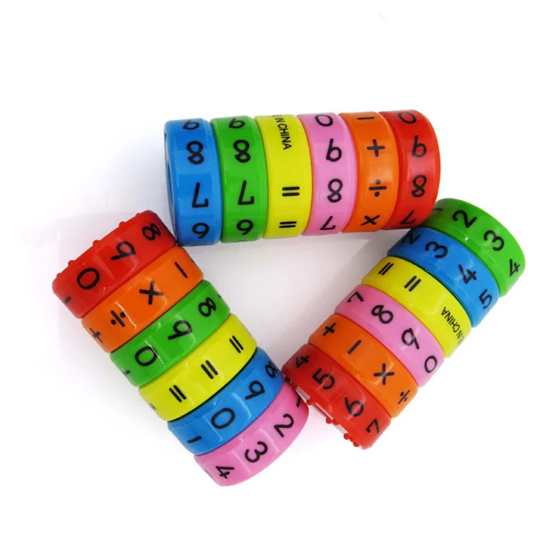 

2020 Baby Math Mathematics Montessori Educational Toys 6 Pcs/set Magnetic Kids Learning Puzzles Sensory Developing Toys Children