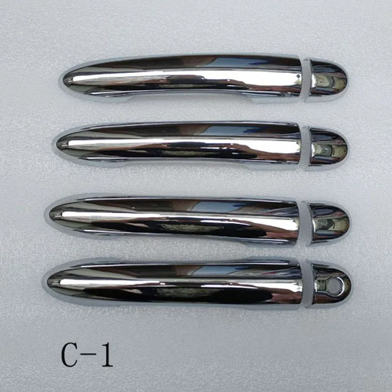 para Renault Megane ii 2 Mk2 2002 2003 2004 2005 2006 2007 2008 Abs Chrome Maçaneta Capa Guarnição 11 Chrome Maçaneta Capa guarnição