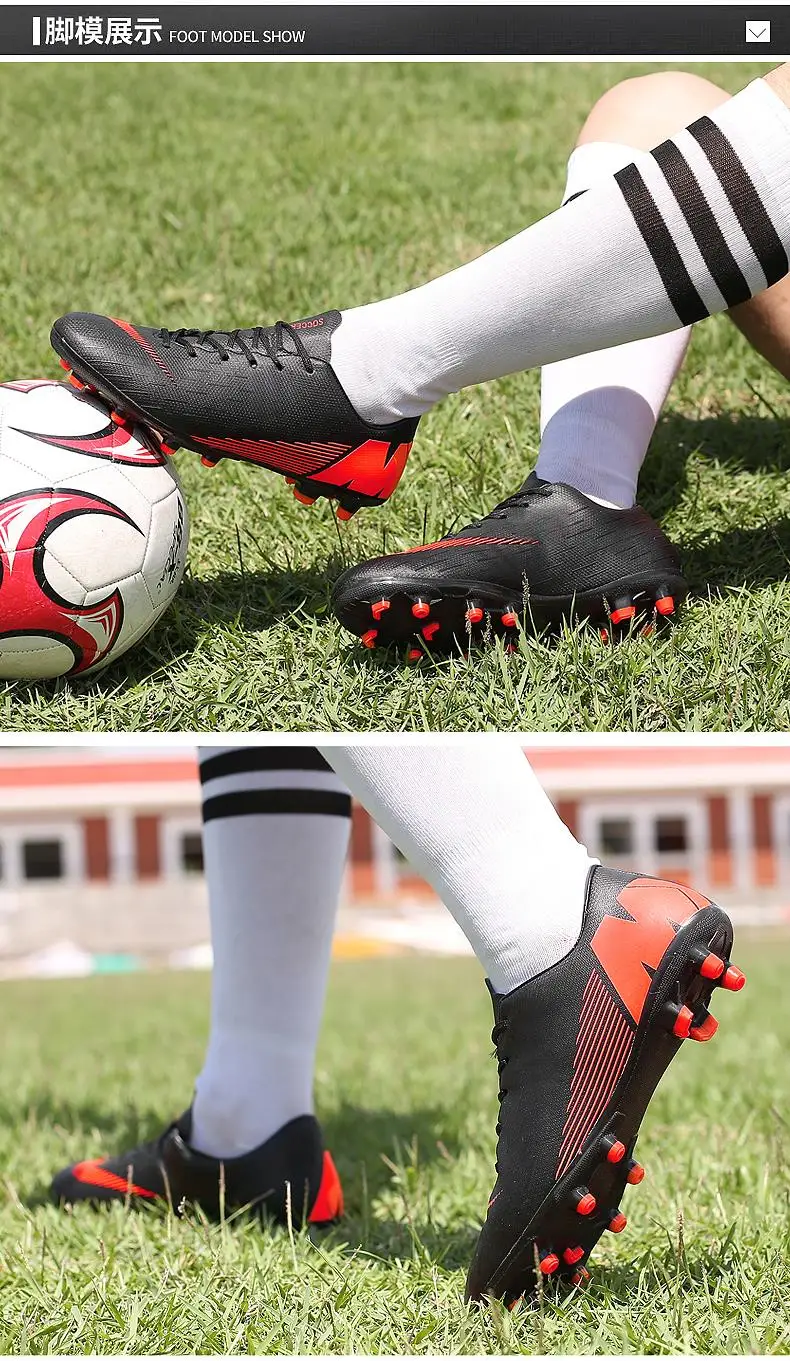 Дышащие мужские футбольные бутсы Chuteira Futebol, оригинальные футбольные бутсы для мальчиков, мужские кроссовки для тренировок