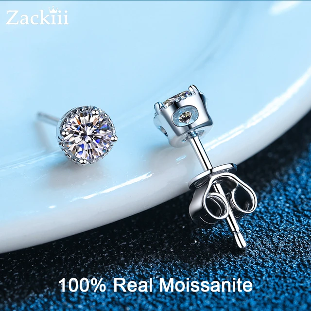 Buy 14k Gold Simulated Diamond Stud Earrings Screwback Babies Second  Piercing Tiny at Amazon.in