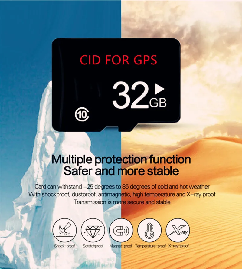 TF Memory Card changable CID TransFlash navigation high speed micro SD card Customized for Car GPS - ANKUX.COM