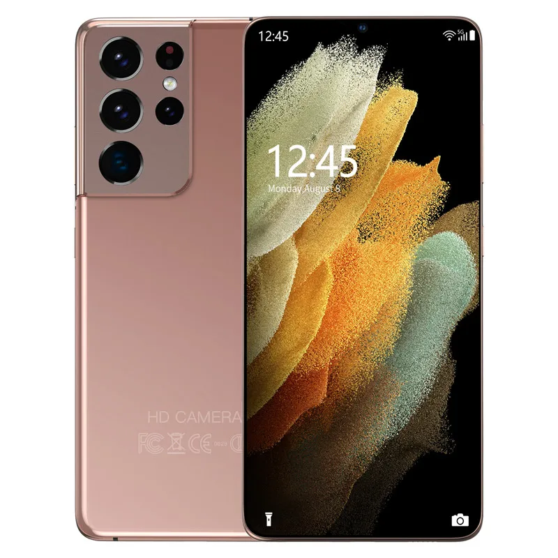 Новинка смартфон глобальная версия S21 Ultra сотовый телефон с Android 16 ГБ 512 6800 мАч