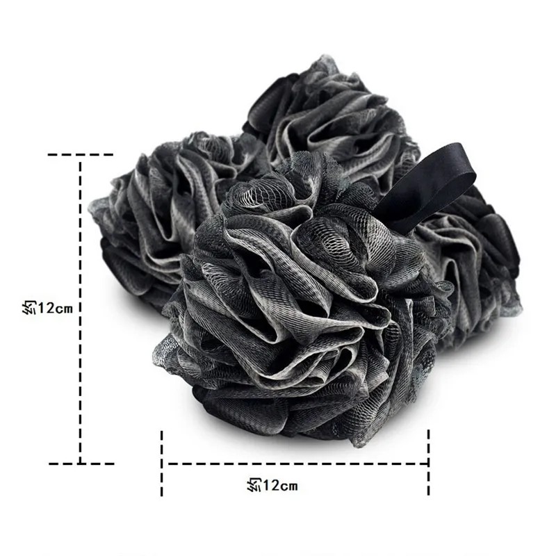 Soft Shower Loofah Bath Ball Sponge Extra Large Mesh Pouf Home Exfoliating Rich Bubbles Body Wash Scrubber Ball Bath Newest
