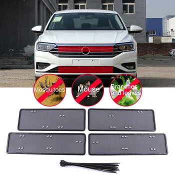 

Fit for Volkswagen Jetta A7 2019 2020 Car Accessories Steel Front Grille Insert Net Anti-insect Dust Garbage Proof 4pcs