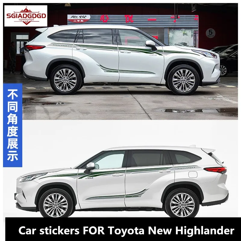 

Car stickers FOR Toyota New Highlander 2022 body exterior modification personalized sports special decals